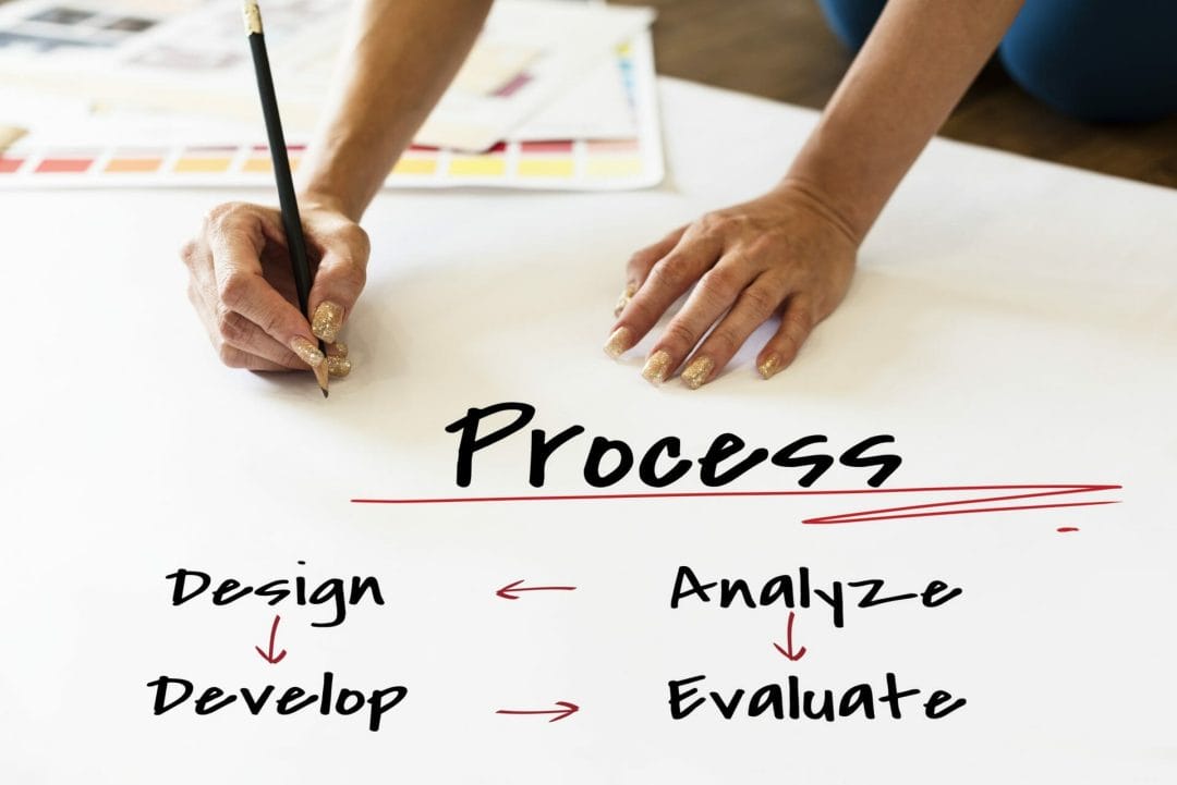 woman-writing-design-process